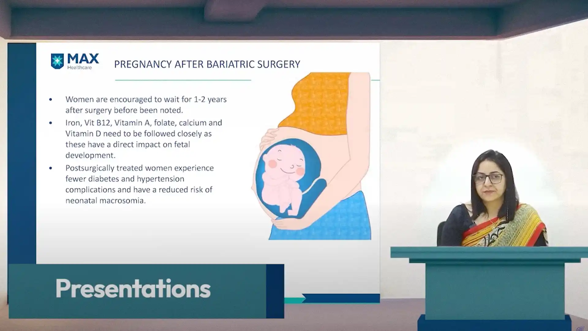 hospital training slide content