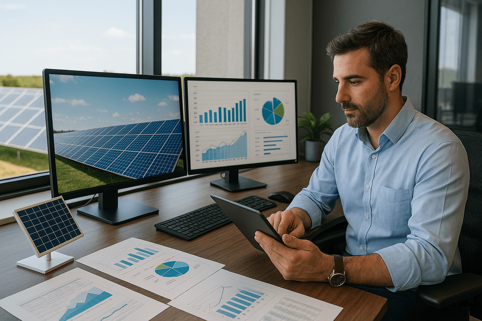 Development and asset management for solar panle & renewable energy pojects