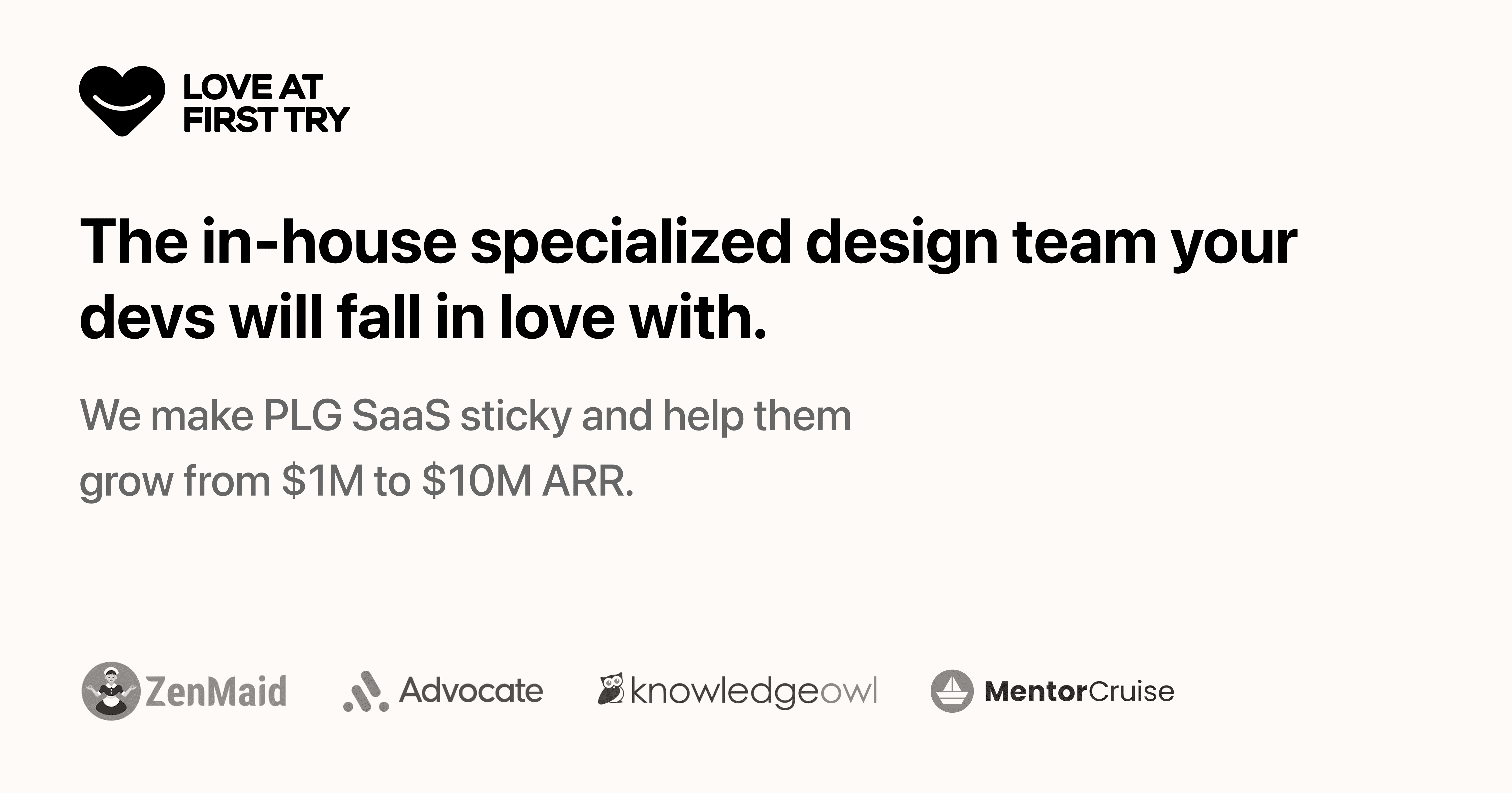 Hire Top 3% Product Growth Designers for Your SaaS | Love At First Try