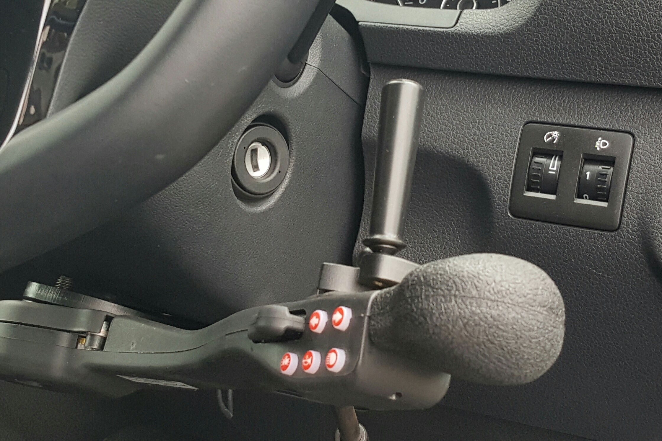 Trigger accelerator push pull electronic hand controls
