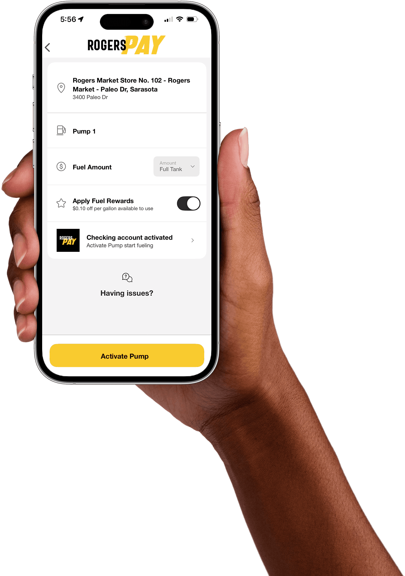 Female Hand with phone