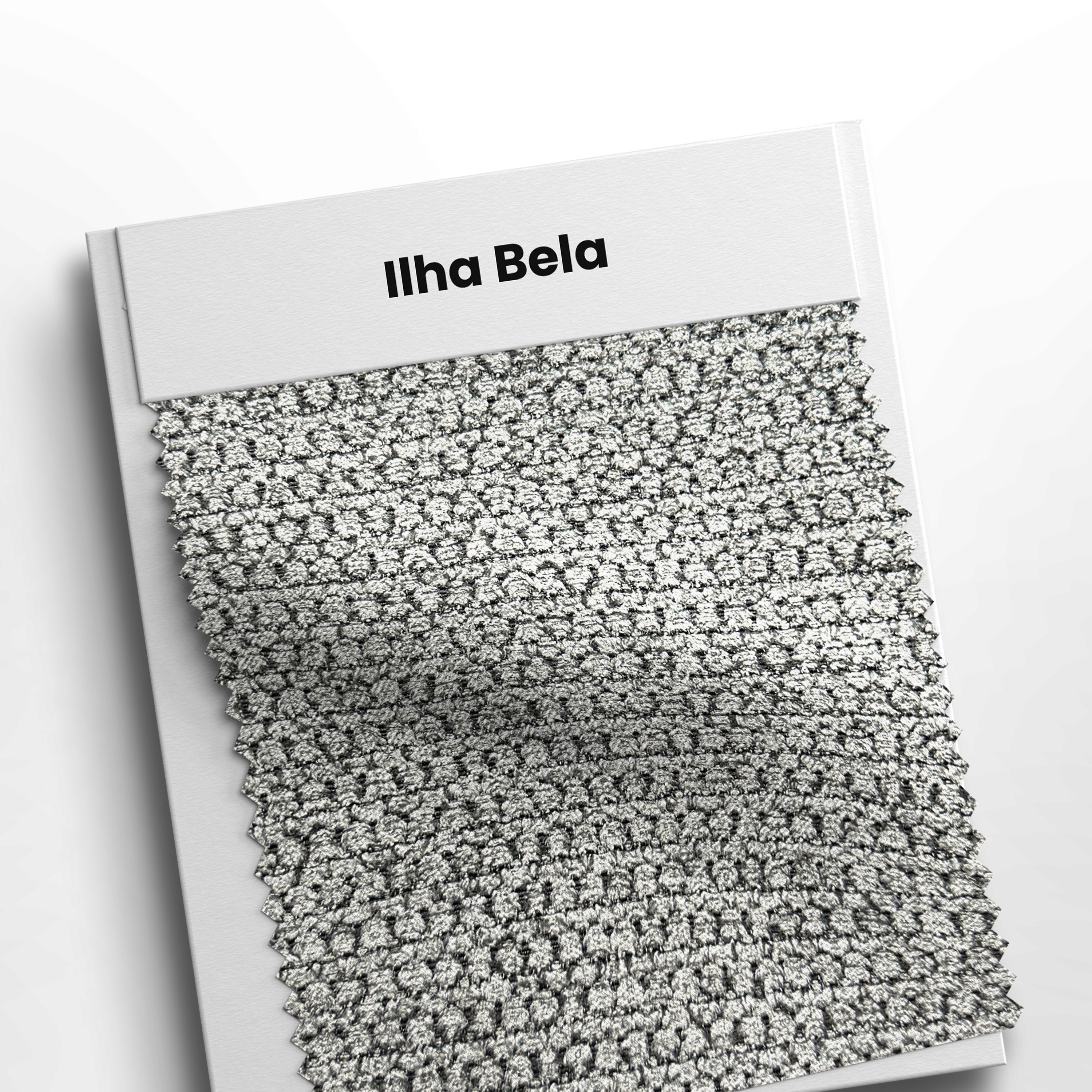 mostruário com tecido ilha bela cor 35