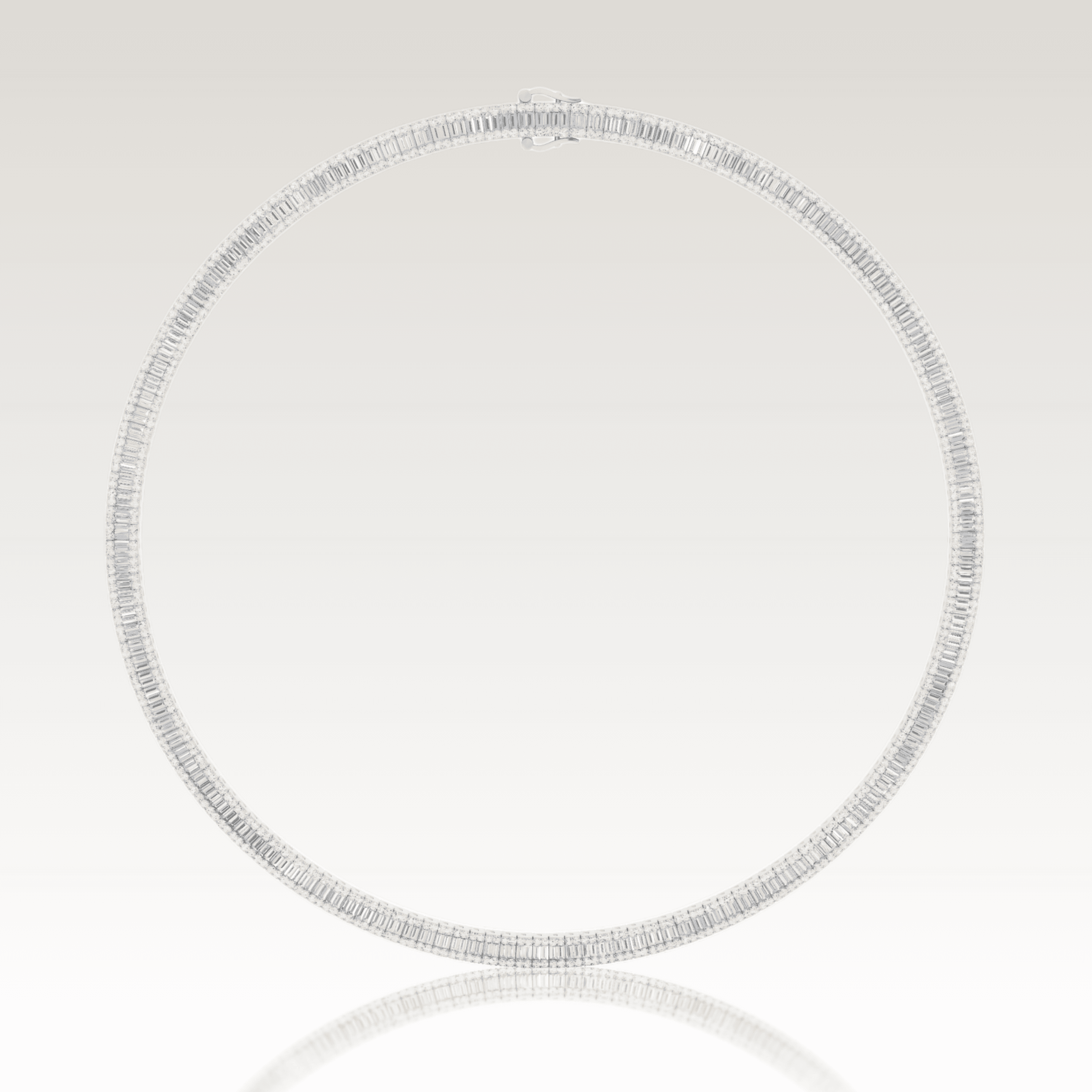 SAINT' Tennis Baguette Chain image 4