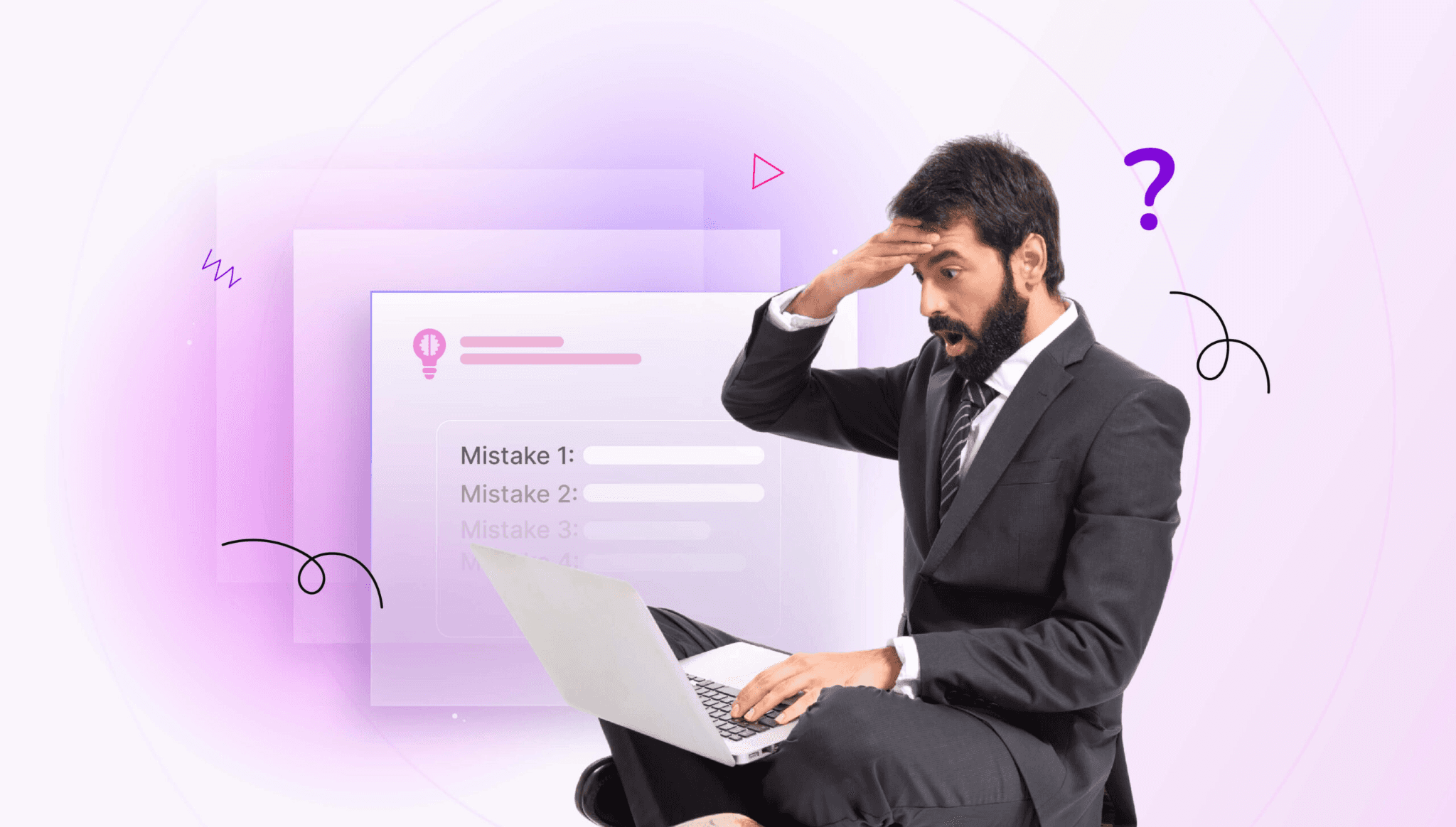 Confused professional reviewing platform - Bloomfire Alternatives