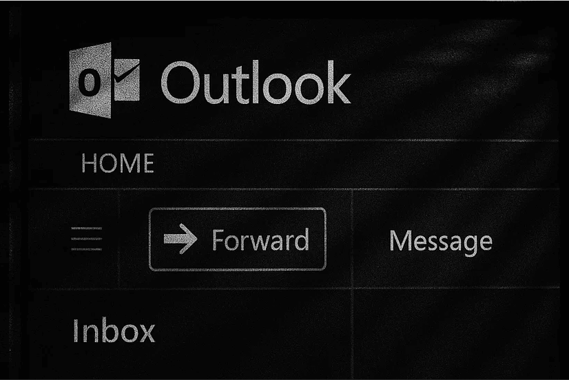 outlook ui with one forward button