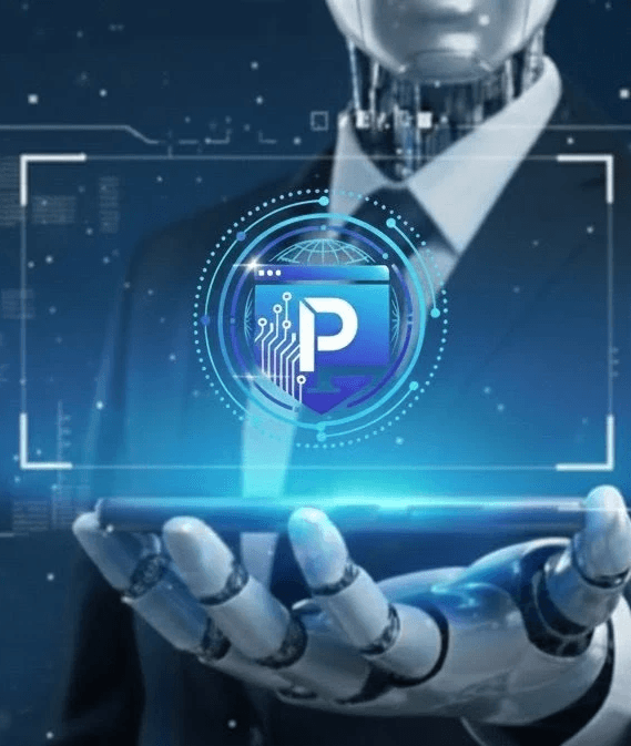 AI in business - a concept image showcasing the integration of artificial intelligence in various business operations.