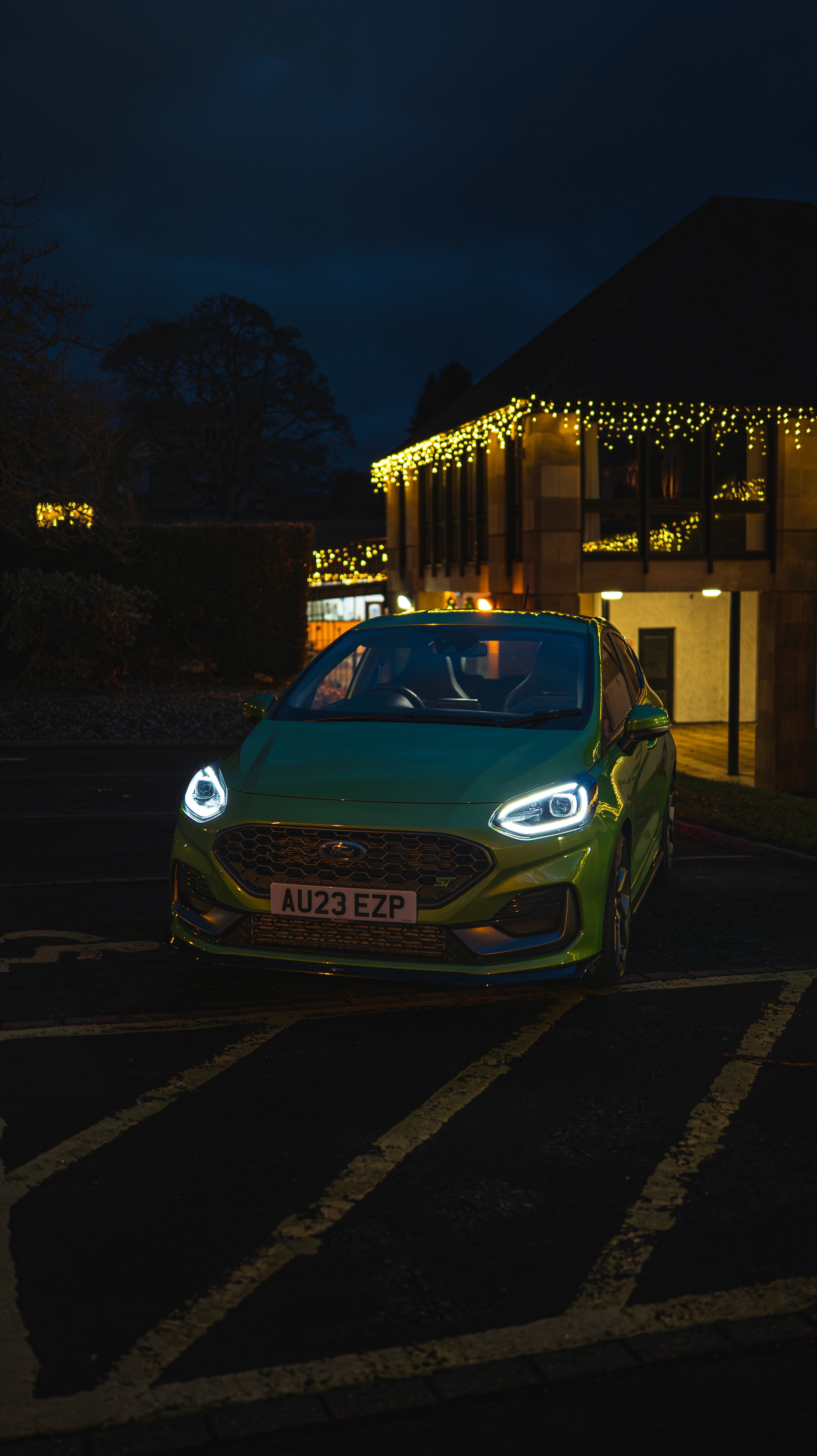 Fiesta st front shot at night