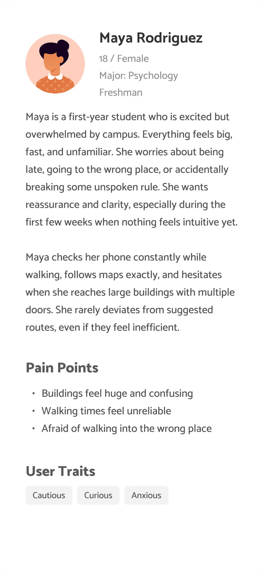 Screen design displayed in a mockup