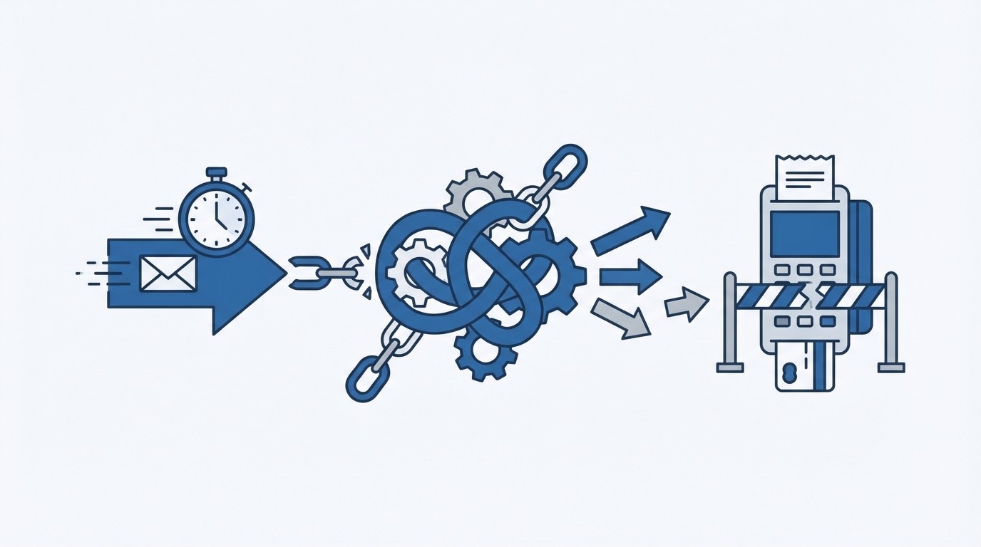 Why Payment Collection Workflows Break Before They Scale concept illustration - RadMedia