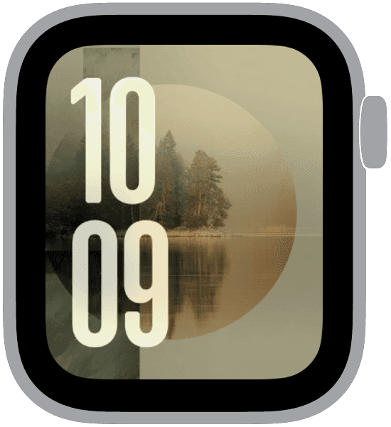 A selection from the Bellevue Apple Watch Face collection