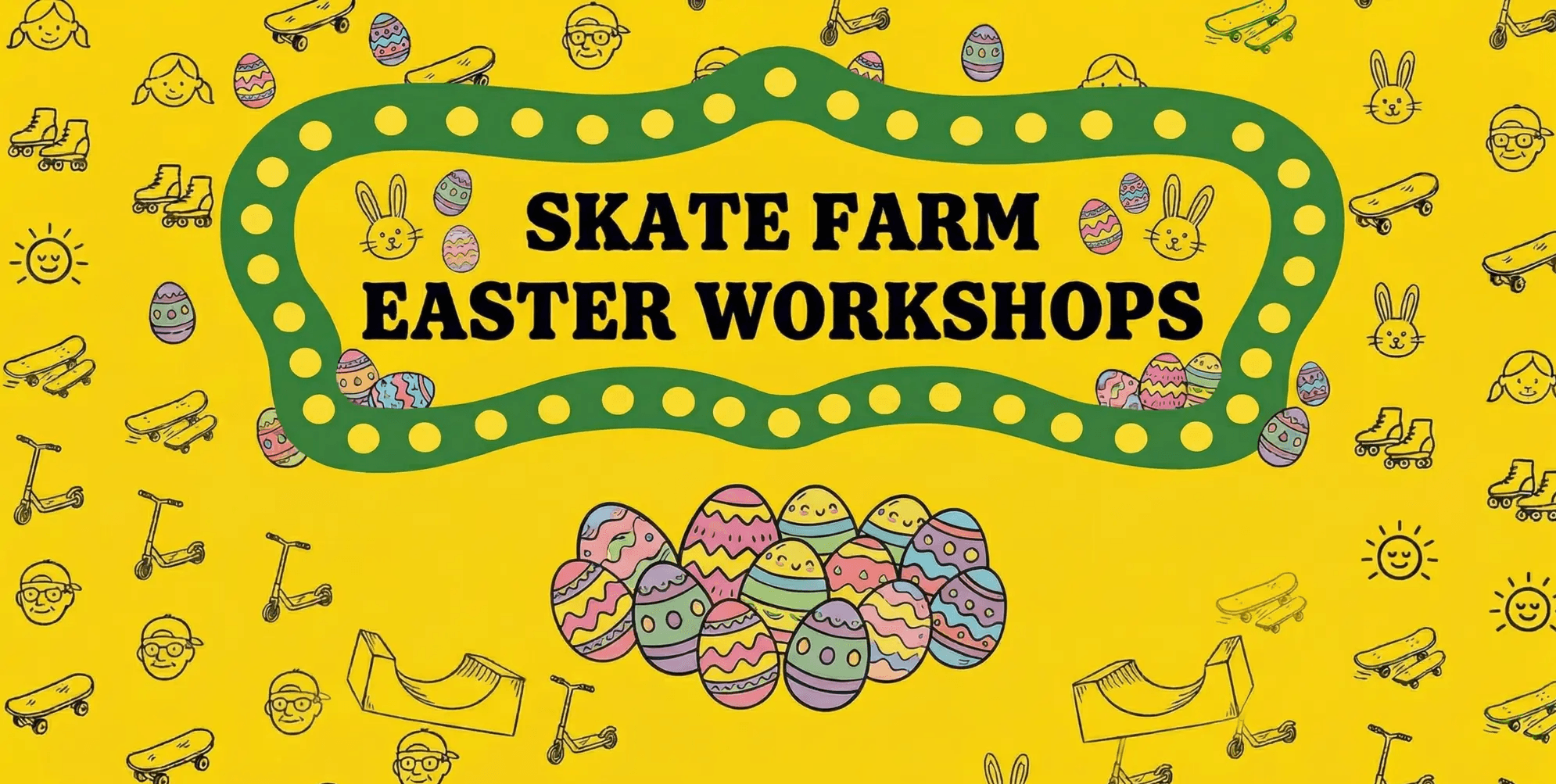 Easter workshops at the Skate Farm