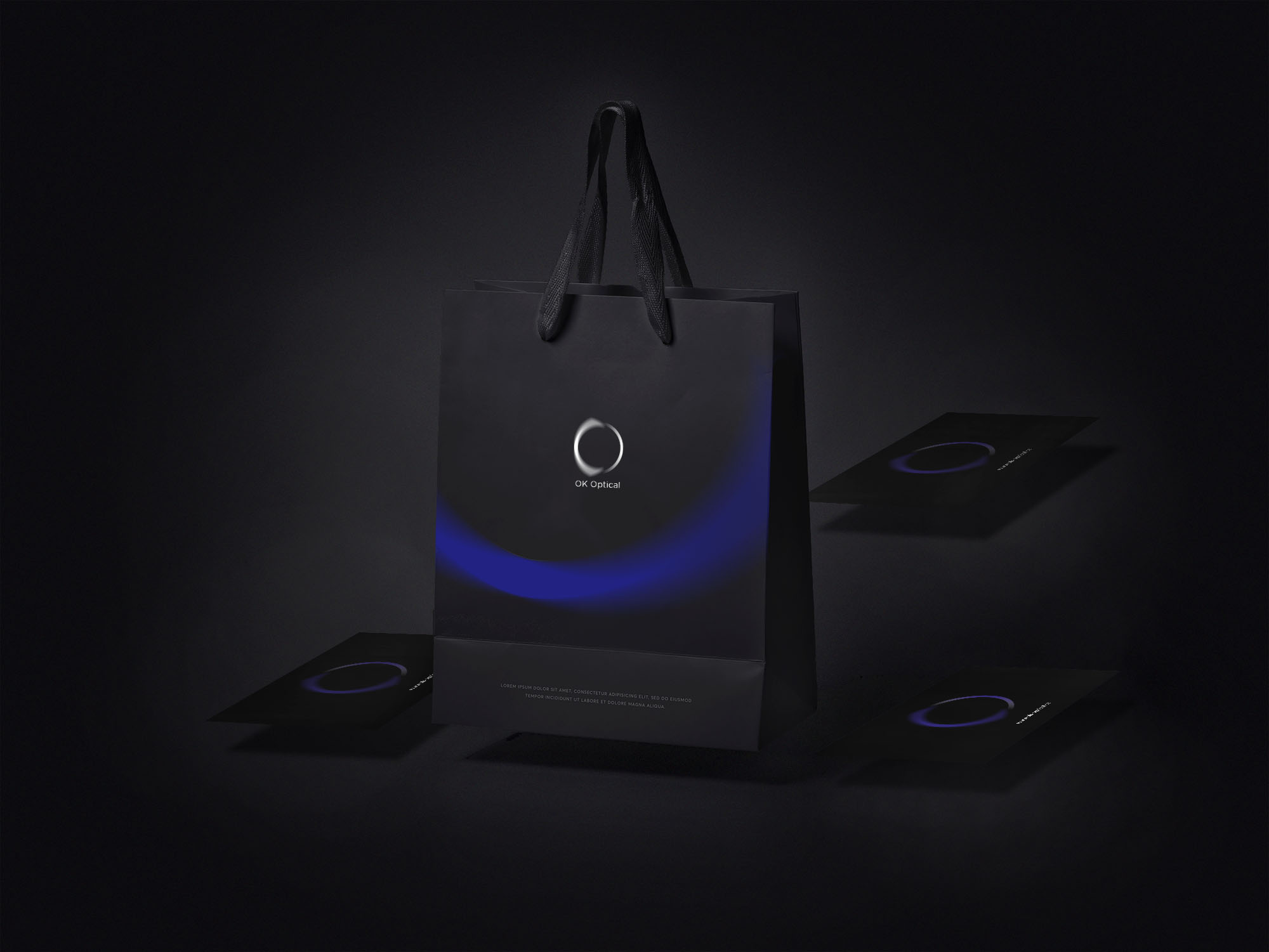 Brand identity pro OK Optical – vizuál 4
