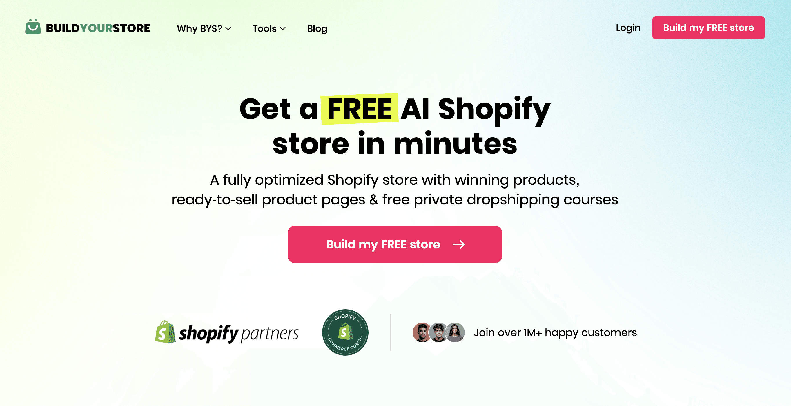 Build Your Store Homepage