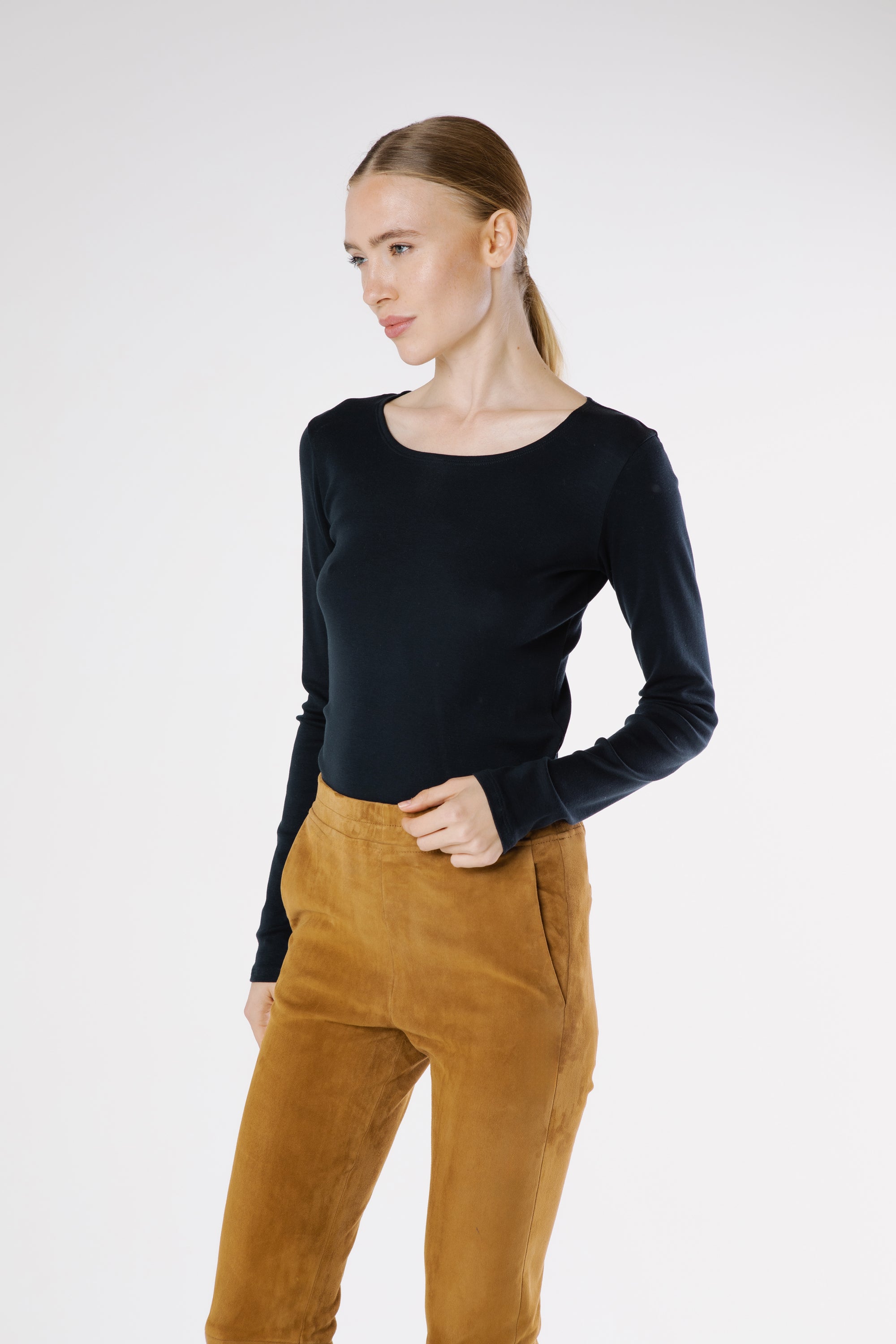 La Spezia Marine longsleeve in eco bio cotton – front view