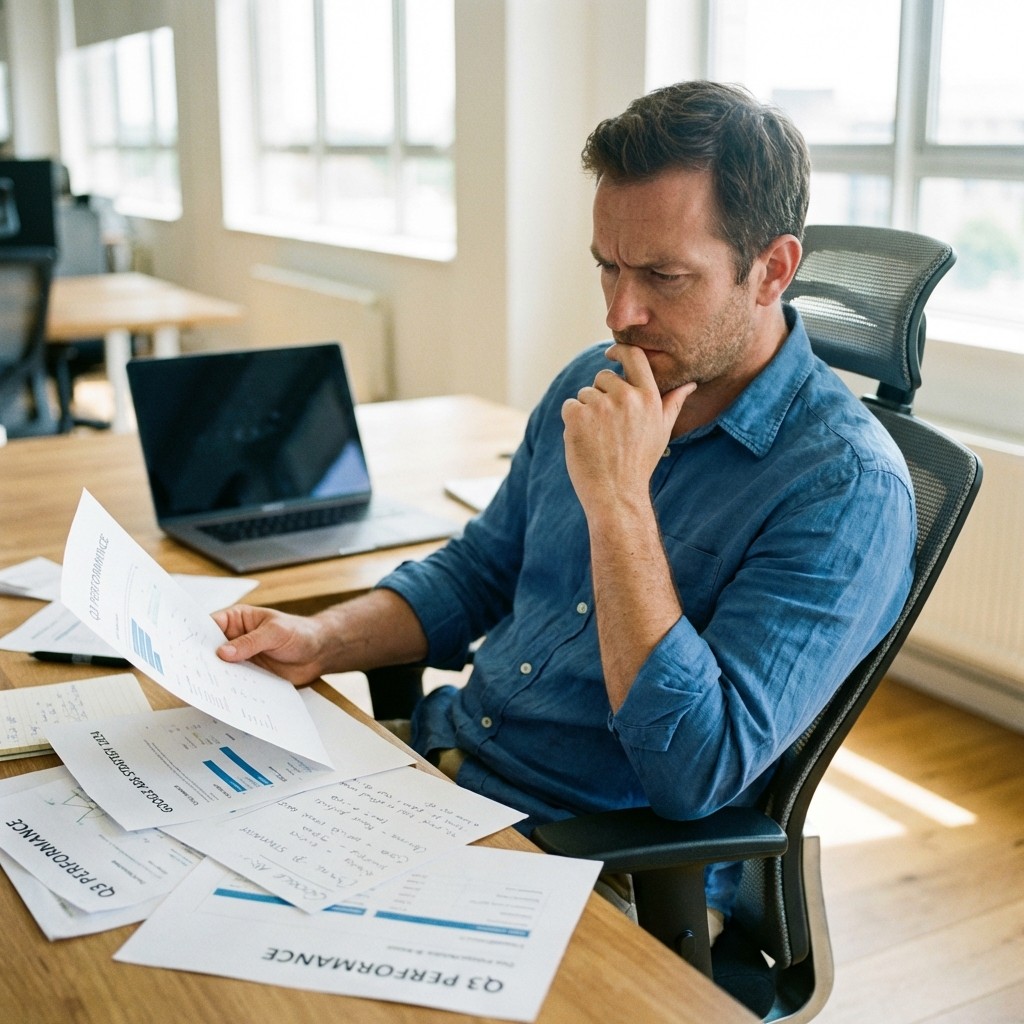 Abstract 3D geometric shapes with purple glow on black background representing Google Ads ecommerce strategy layers