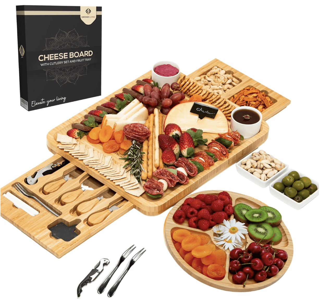 Unique Cheese Board & Knife Set