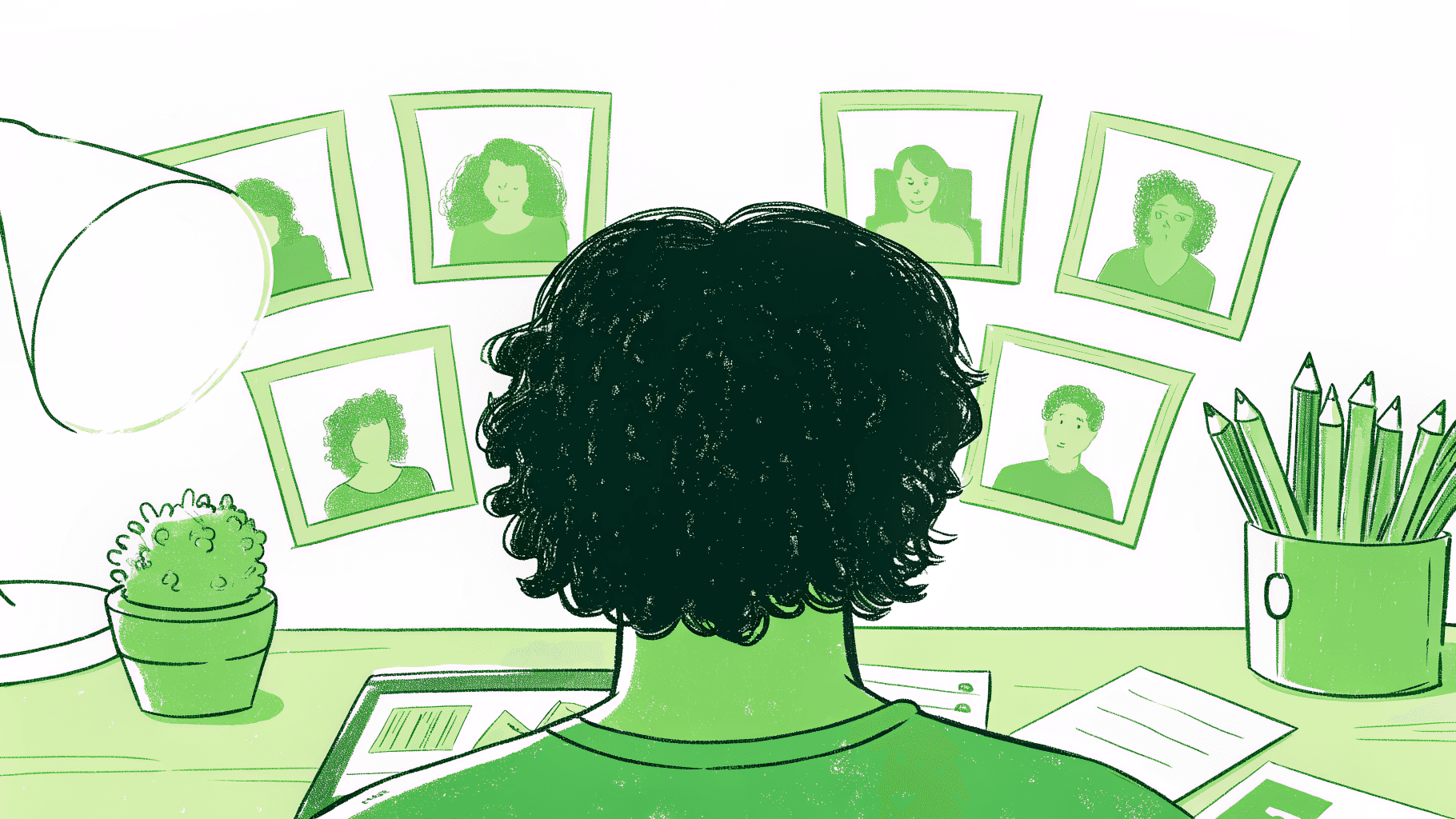 Student profile cards fanned out showing SAT score alongside GPA, rigor, and activities icons