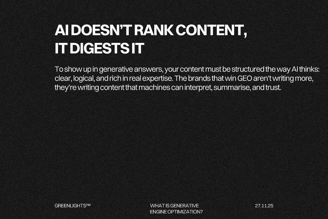 How to write content for GEO