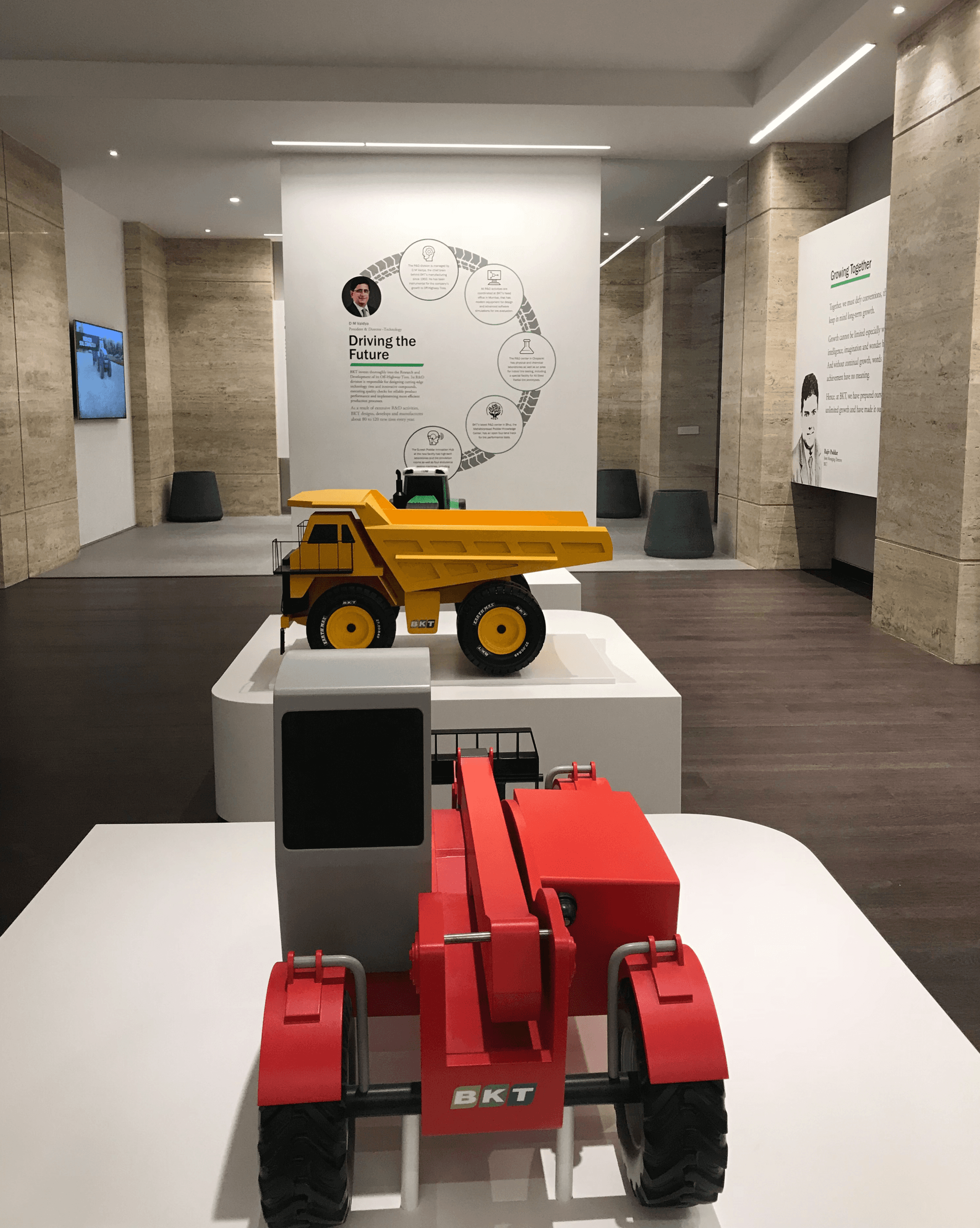 visuals displayed for BKT tires