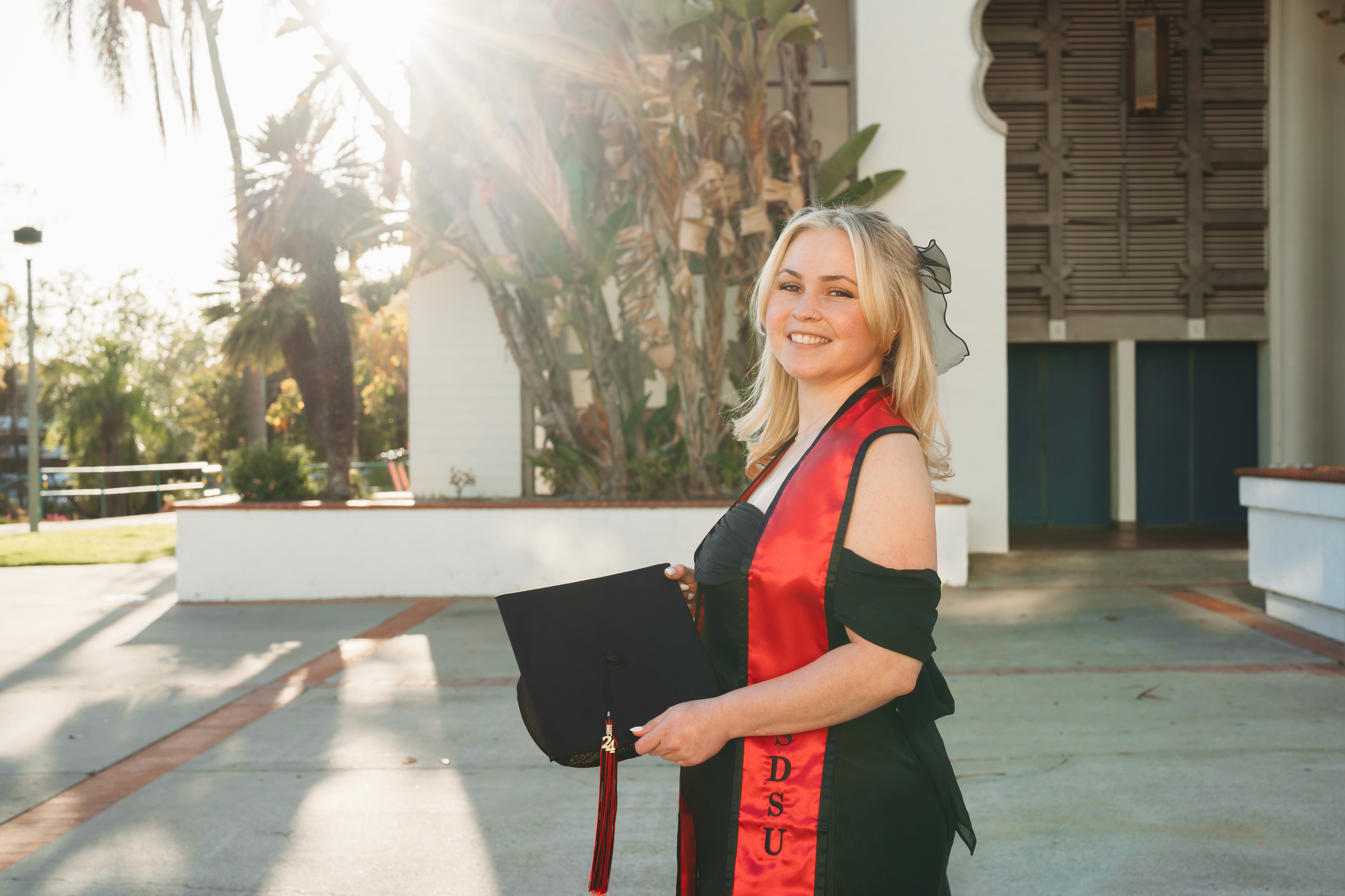 Woman with color palette