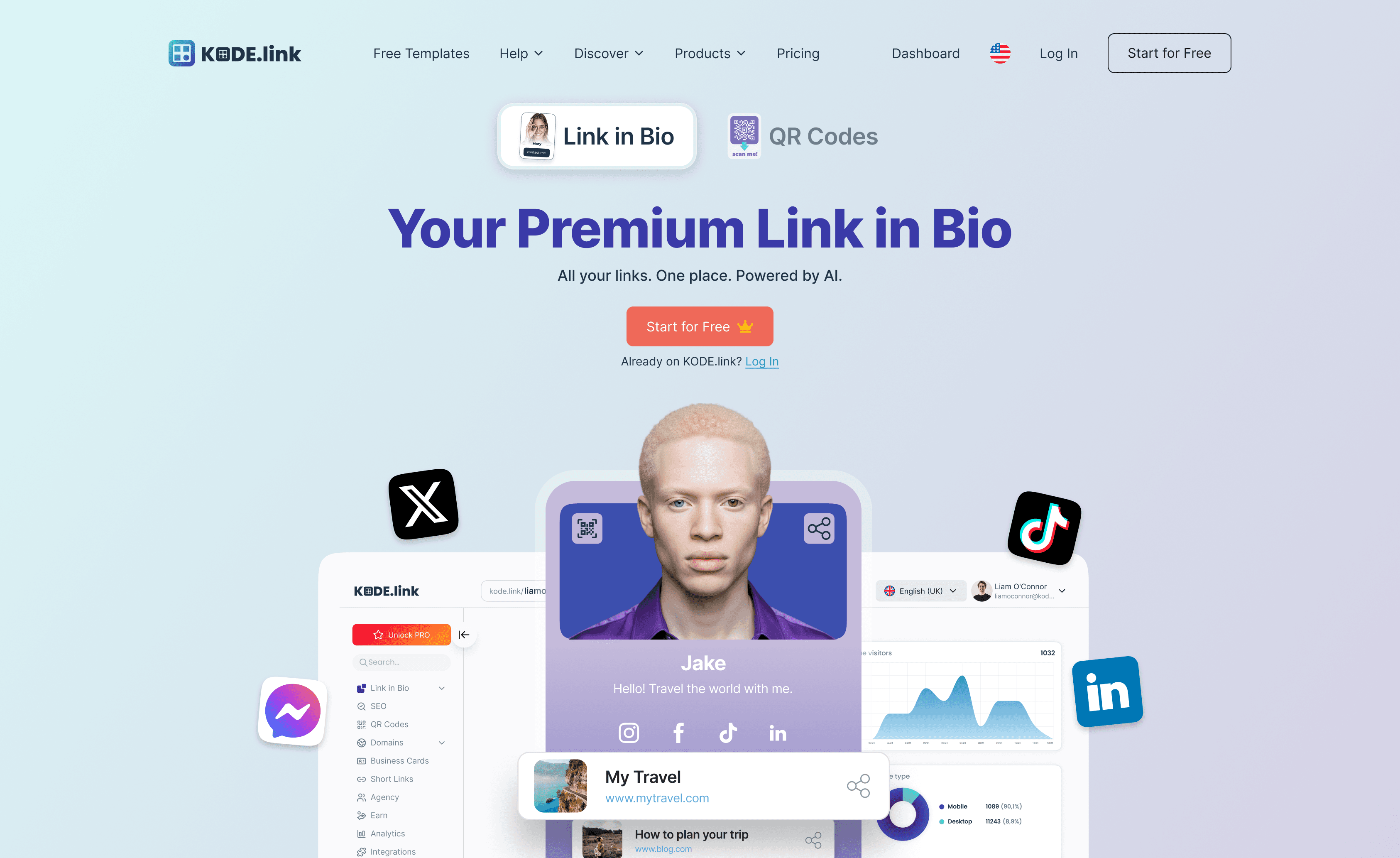 LensRef Hero section