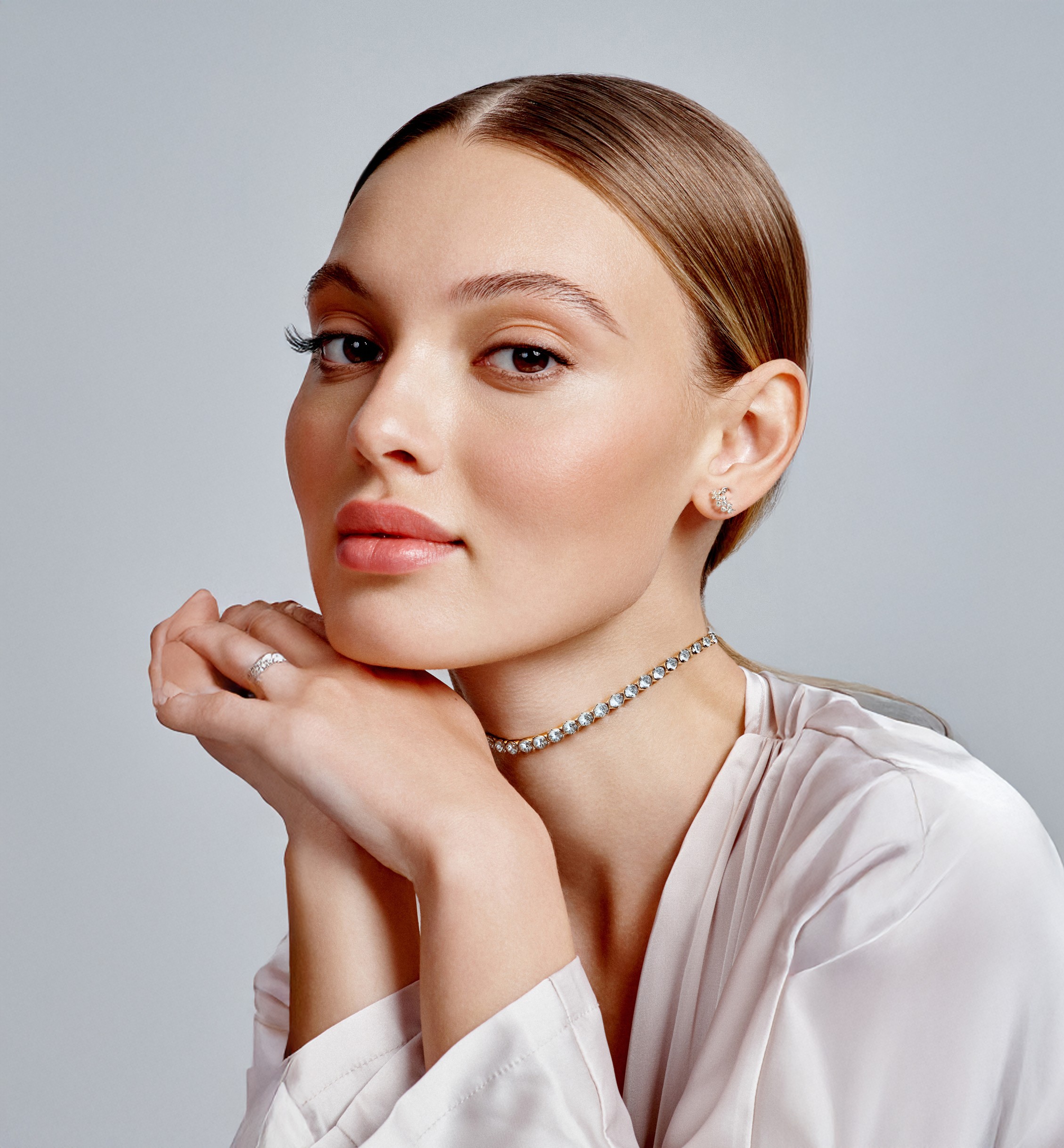 Woman Look Into The Camera