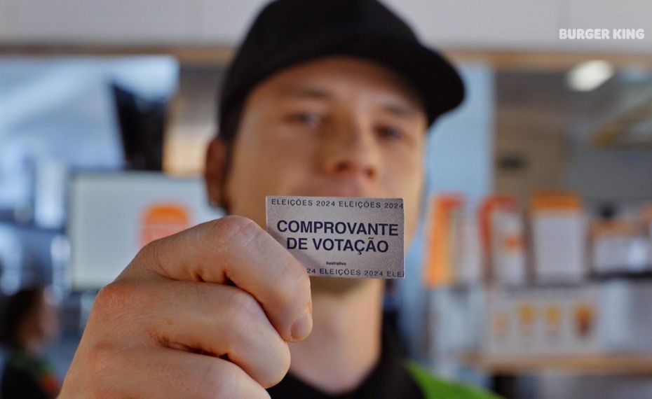 Burger King quer comprar votos nessa eleição