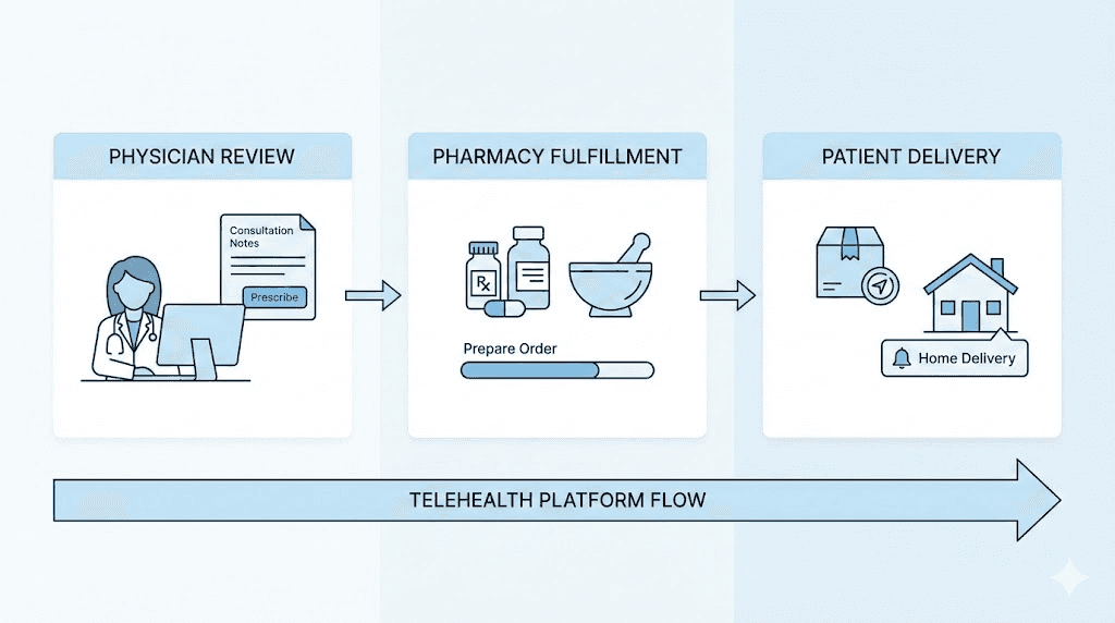 Citizen Meds tirzepatide telehealth ordering process overview