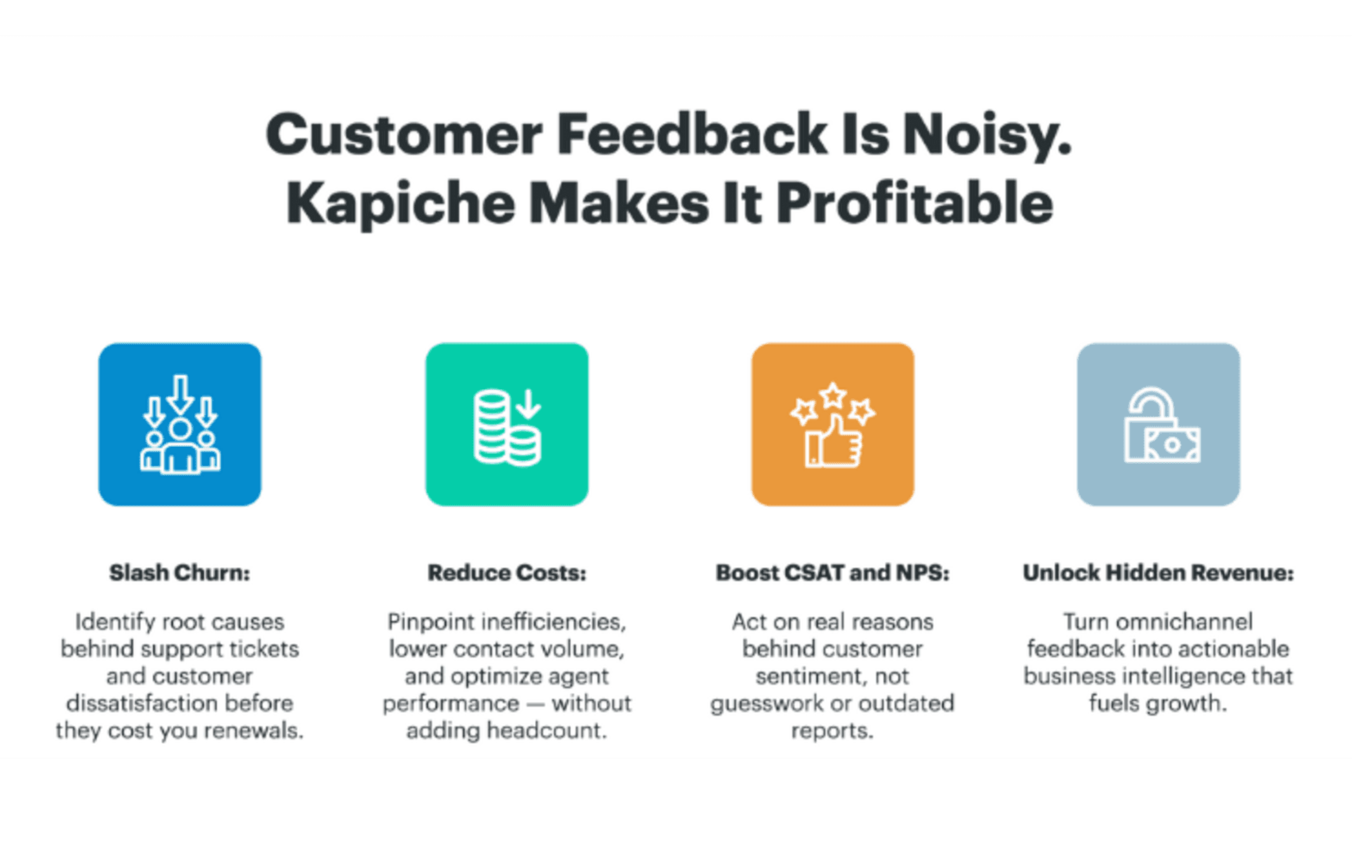 Customer Feedback is Noisy