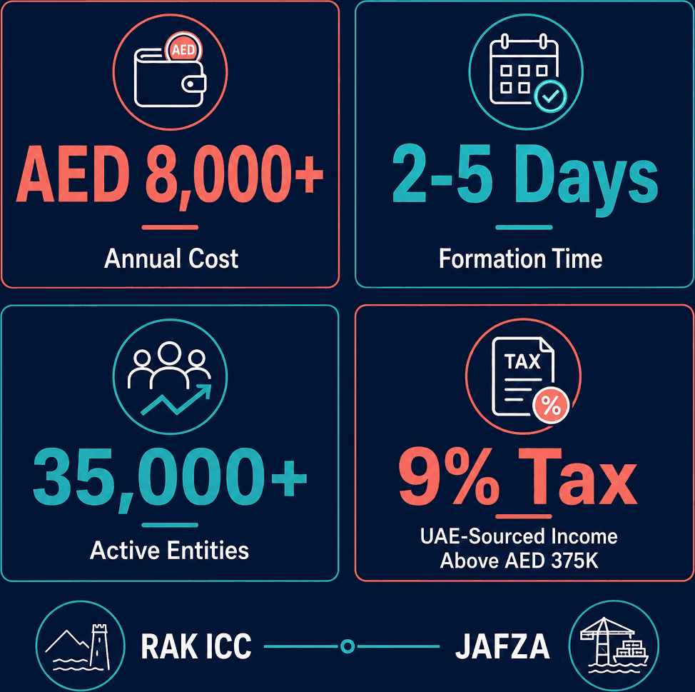 Infographic: Offshore Company Setup in Dubai - Complete Guide for 2026