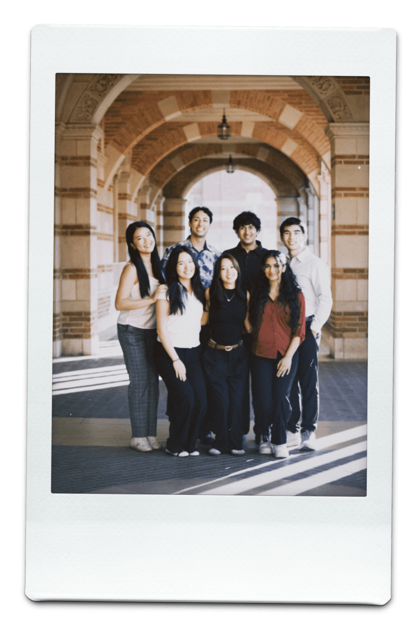 Vintage Car Under Palm Trees