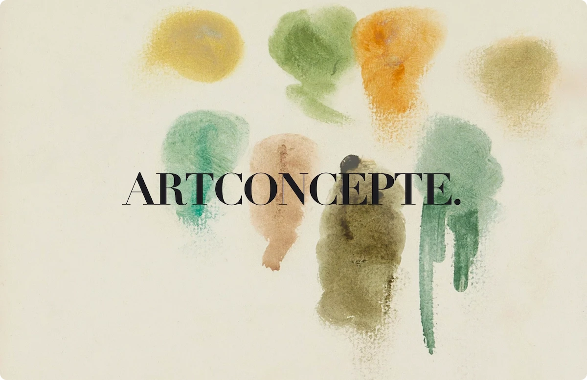 Artconcepte Logo on art background