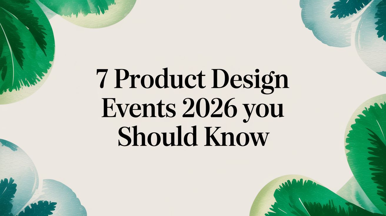 7 Product design events 2026 You Should Know
