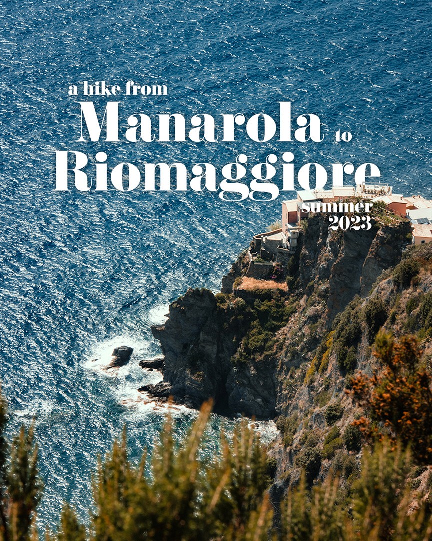 A Hike from Manarola to Riomaggiore SUmmer 2023 Photography