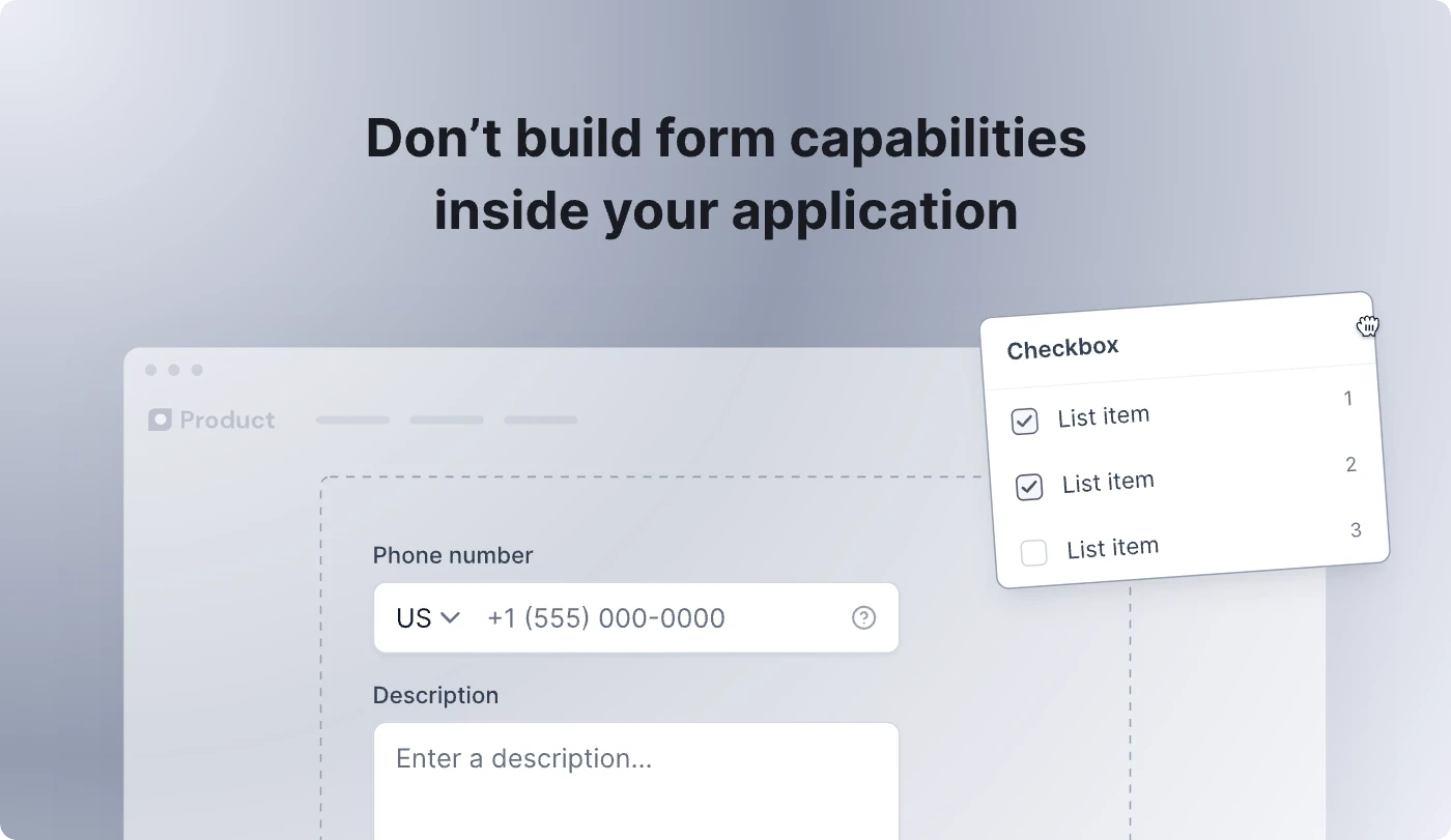 build vs buy a form builder