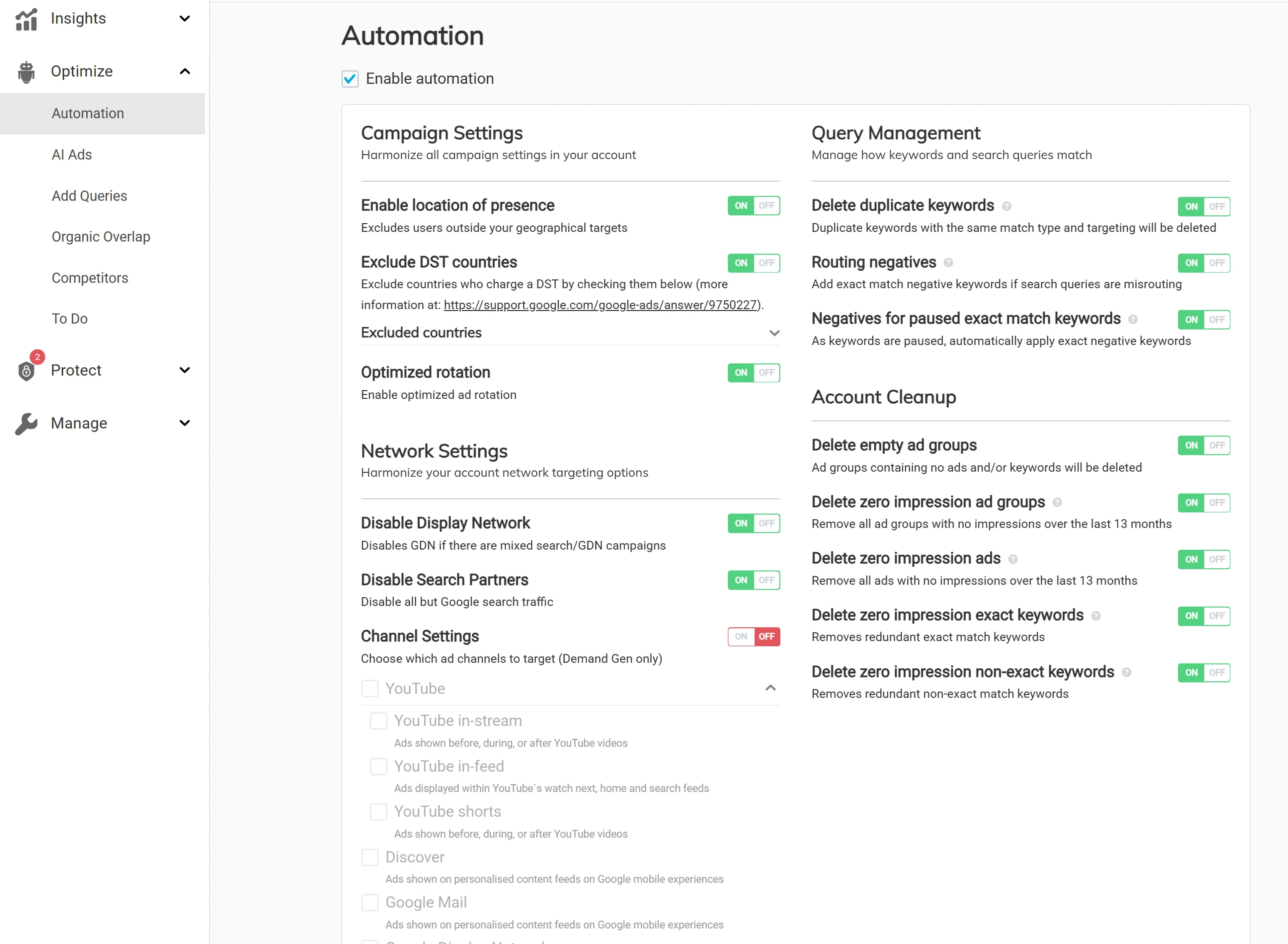 An image of Squared.io's brand safety automation