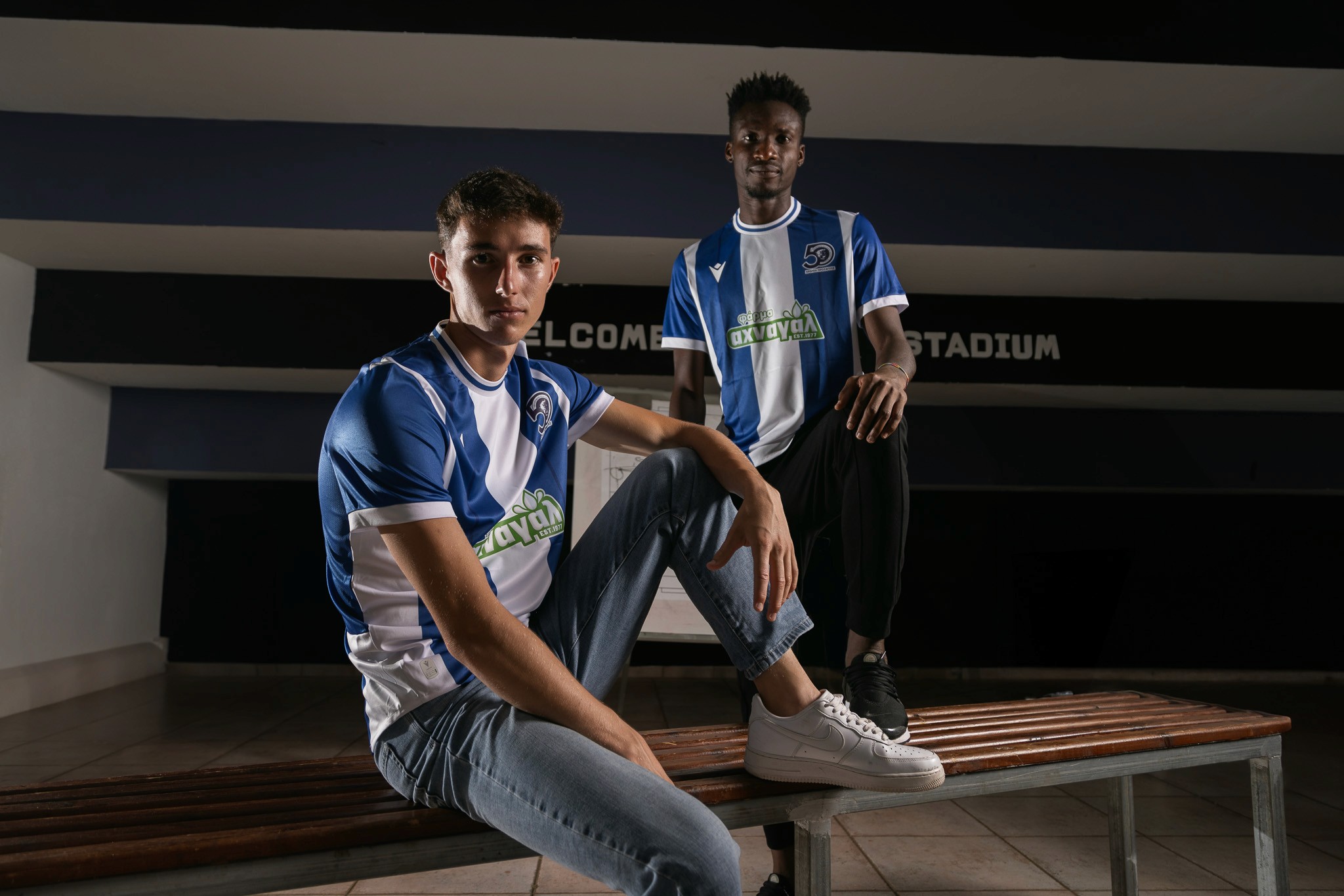 Football Portrait of a local football team in Cyprus- Ethnikos Achnas 2024