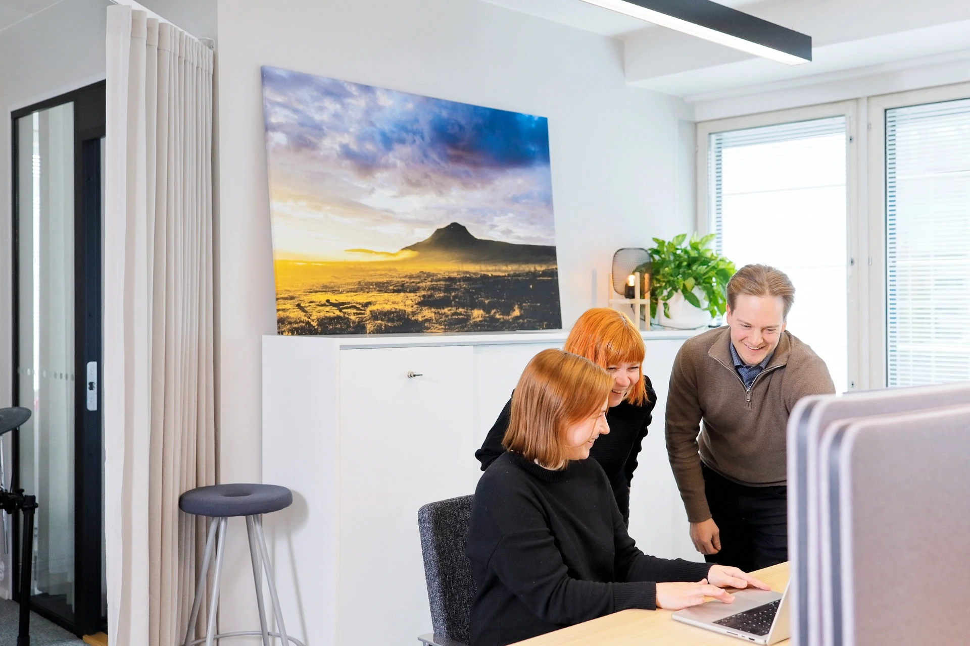 Adeona PIM Team on work