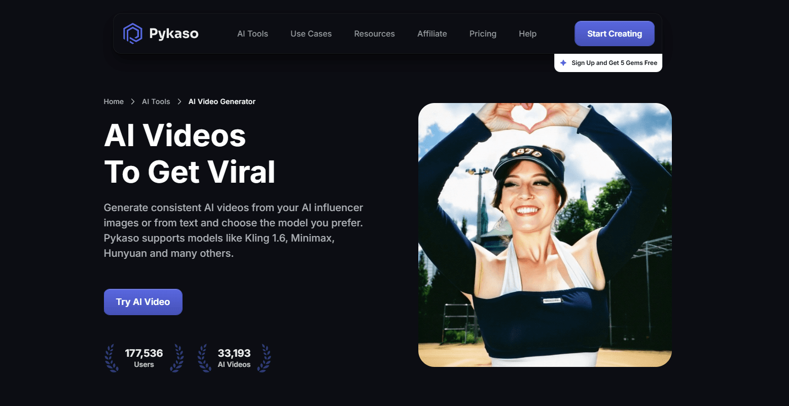 Pykaso for Youtube content creation