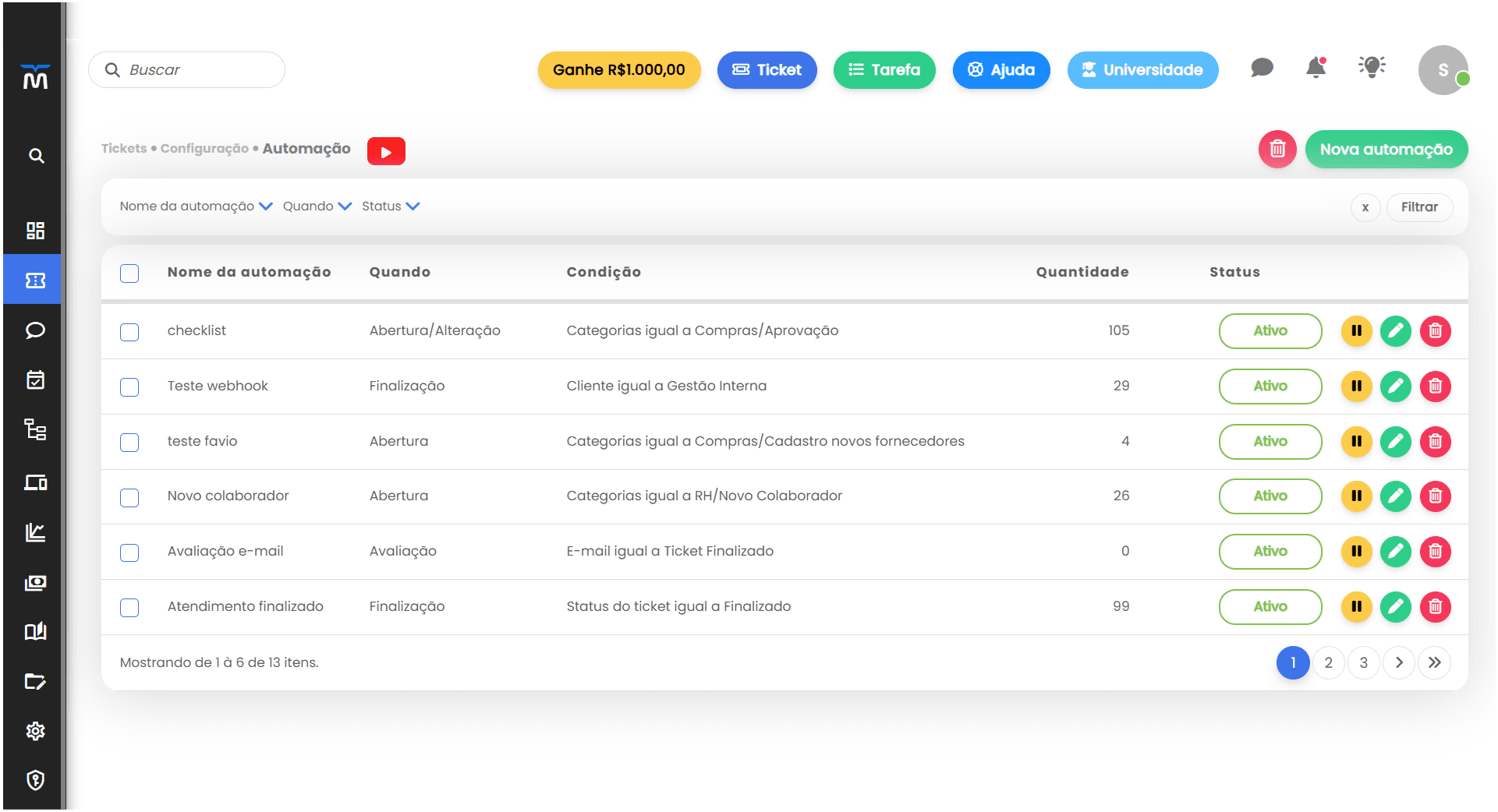 Milvus TI screenshot 2