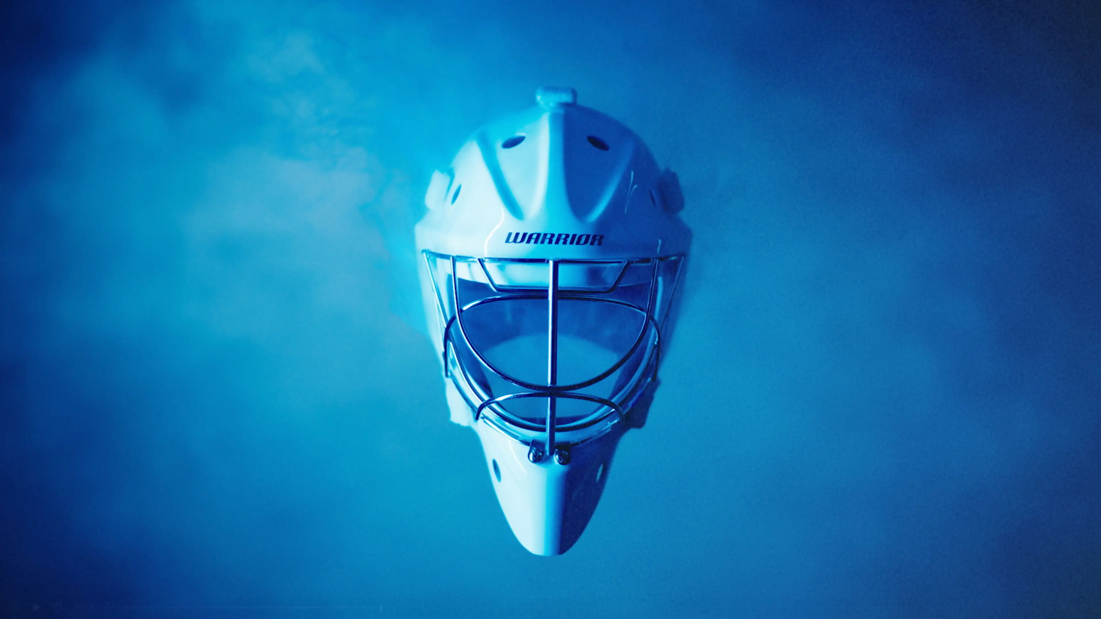 Warrior Hockey Goalie Helment Video Production Chop and Hue