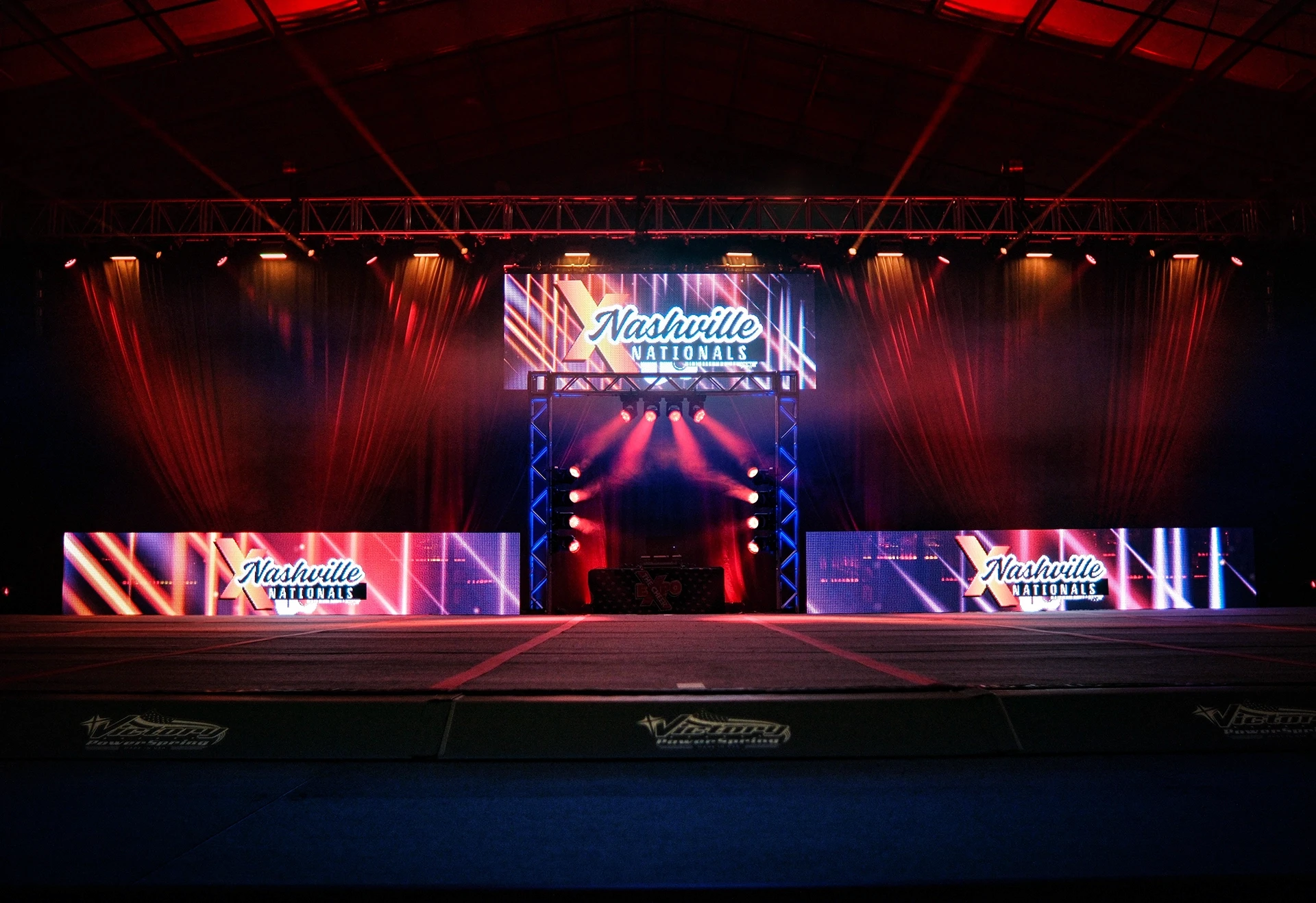 The Cheer Expo athletic and cheer event nationwide, LED video wall by UpLight Technologies