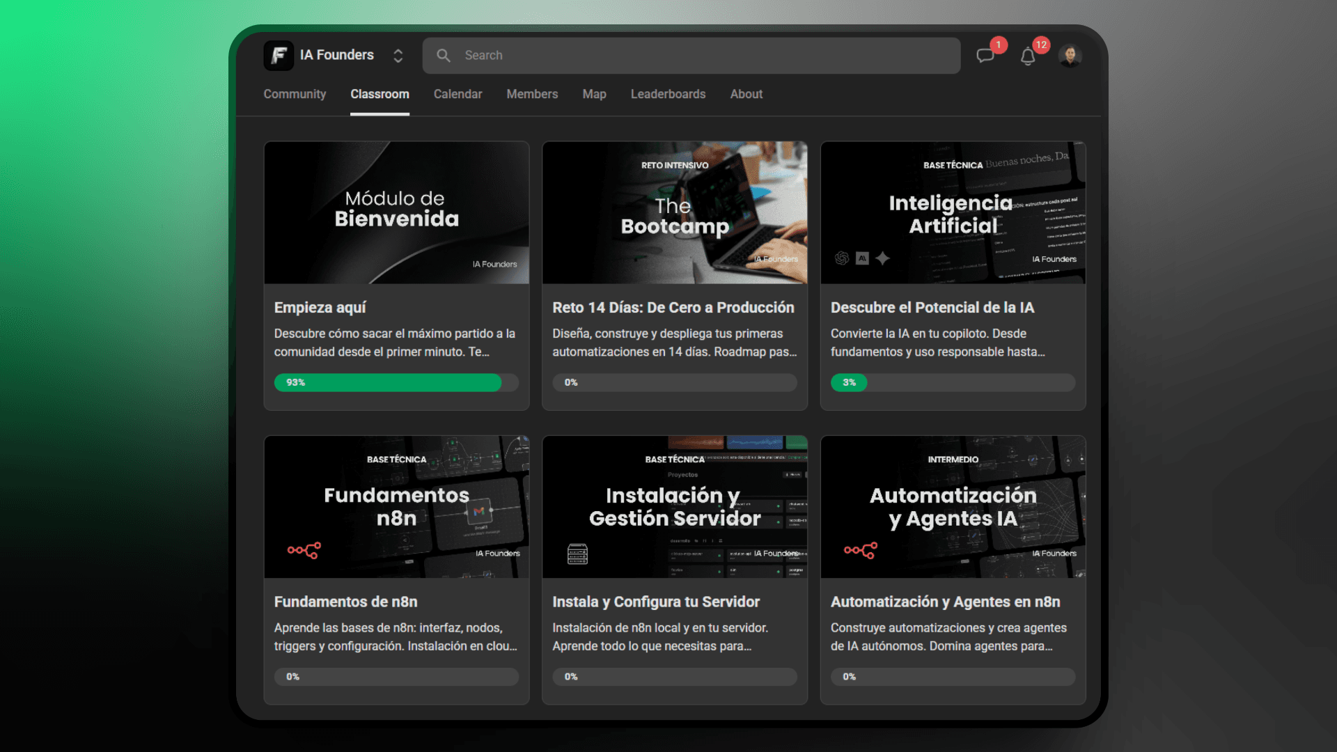 Clario dashboard showing balance, daily spending limit, savings plans, and real-time expense tracking in a modern interface.