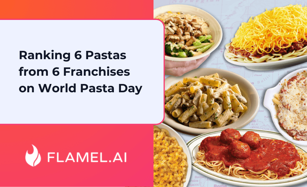 Ranking 6 pastas from 6 franchises on world pasta day