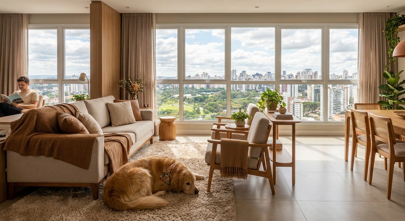 Apartamento mobiliado curitiba pet friendly