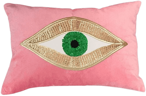 Interior decor element from GUFR House of Transformation — pink pillow