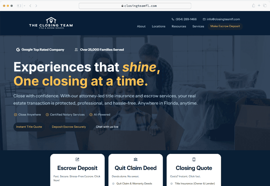 Newberry Software The Closing Team Title & Escrow Services