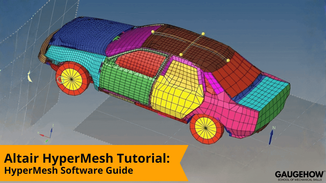 Altair HyperMesh tutorial mesh model example