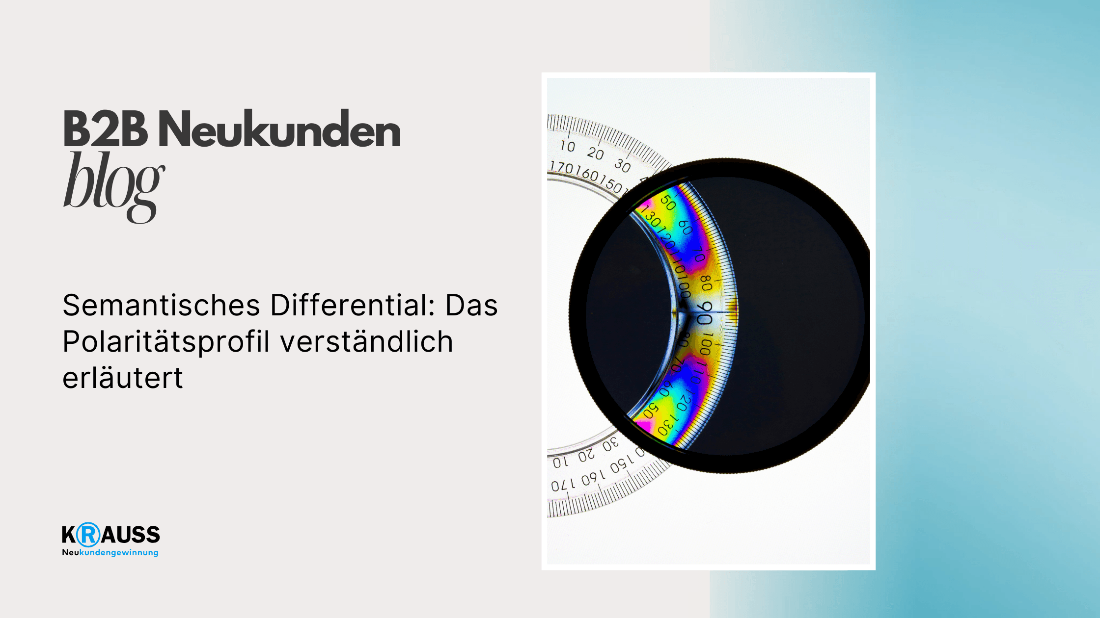 Semantisches Differential: Das Polaritätsprofil verständlich erläutert