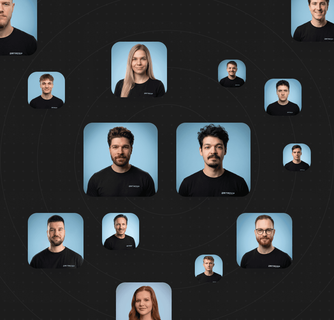 Two co-founders and additional roles in Datacop